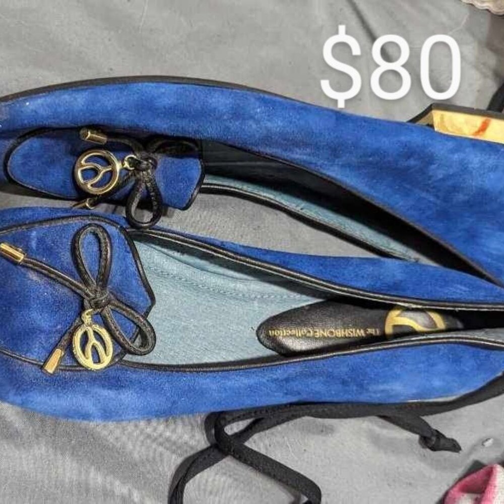 Blue suede shoes